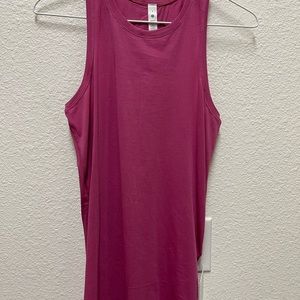 NWT Lululemon All Tied Up Tank Top *Pima Cotton, Pink Lychee, Size 4